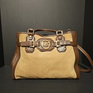 Michael Kors Hudson Brown and Tan Women's Bag